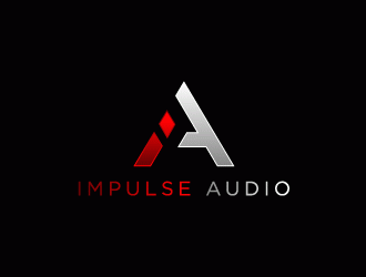 Impulse Audio logo design by lestatic22