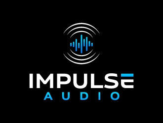 Impulse Audio logo design by jaize