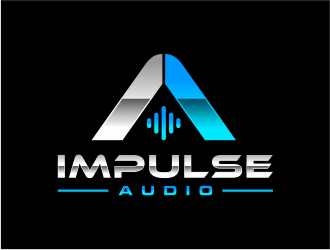 Impulse Audio logo design by mutafailan