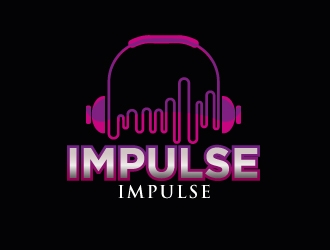 Impulse Audio logo design by Aslam