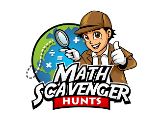 Math Scavenger Hunts logo design by haze