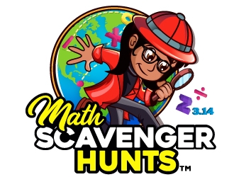 Math Scavenger Hunts logo design by Suvendu