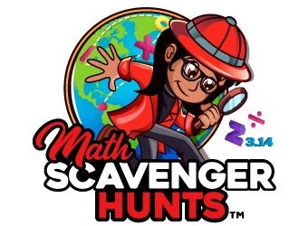 Math Scavenger Hunts logo design by Suvendu