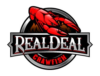 Real Deal Crawfish logo design by daywalker