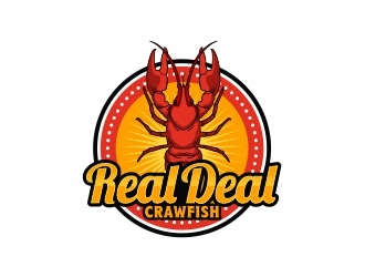 Real Deal Crawfish logo design by Mardhi