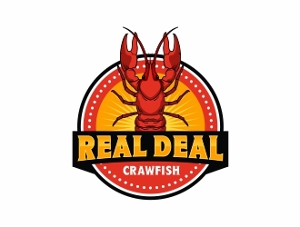 Real Deal Crawfish logo design by Mardhi