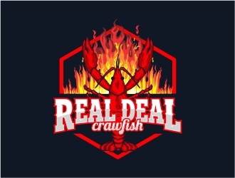 Real Deal Crawfish logo design by Alfatih05