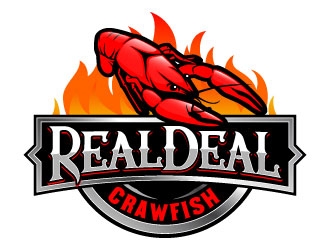 Real Deal Crawfish logo design by daywalker