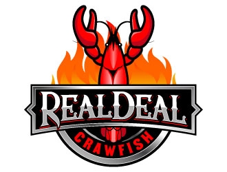 Real Deal Crawfish logo design by daywalker
