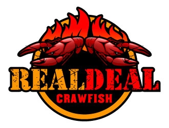 Real Deal Crawfish logo design by daywalker