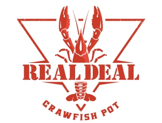 Real Deal Crawfish logo design by LucidSketch