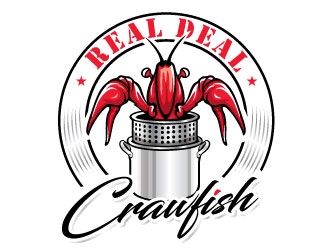 Real Deal Crawfish logo design by REDCROW