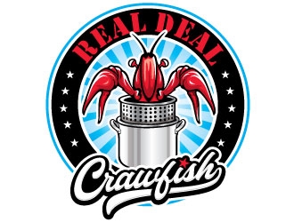 Real Deal Crawfish logo design by REDCROW