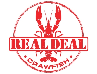 Real Deal Crawfish logo design by LucidSketch