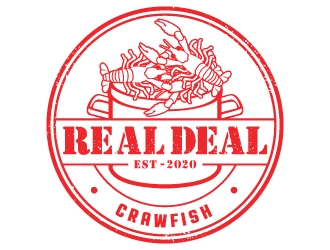 Real Deal Crawfish logo design by LucidSketch