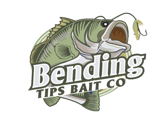 Bending Tips Bait Co logo design by logy_d