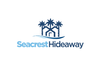 Seacrest Hideaway logo design by YONK