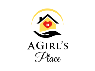 A Girls Place logo design by Girly