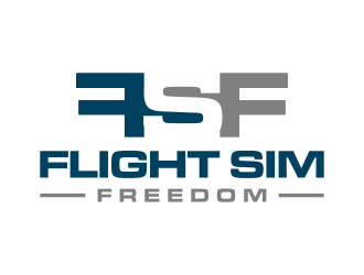 Flight Sim Freedom logo design by p0peye