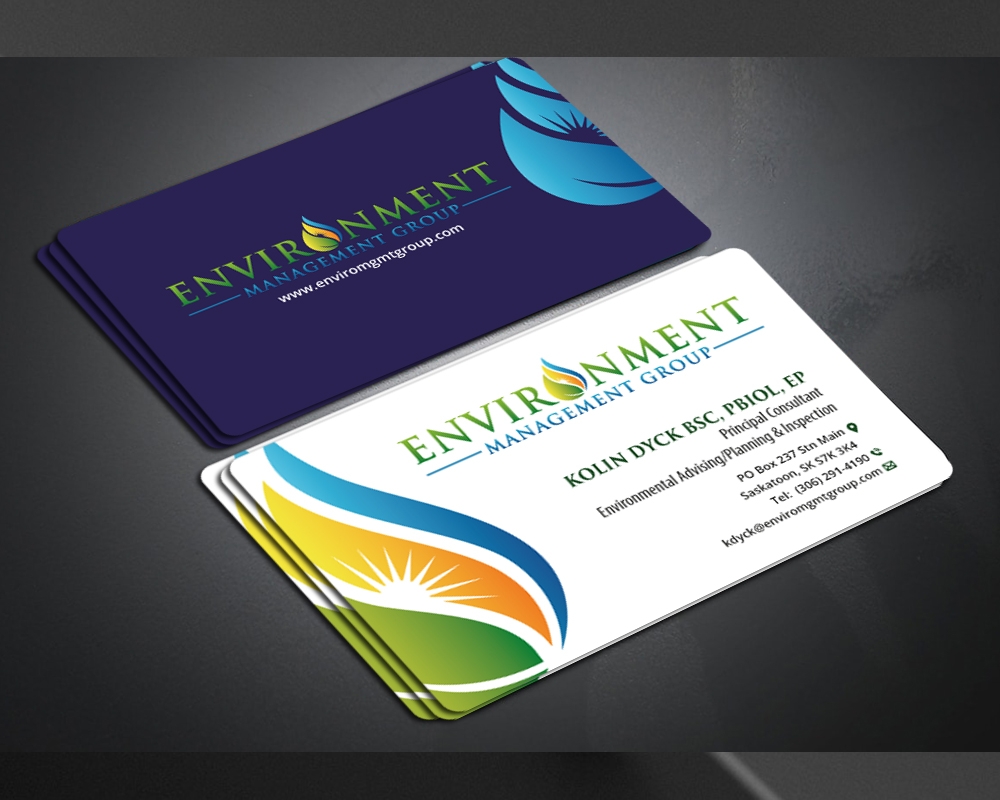 Environment Management Group logo design by PANTONE