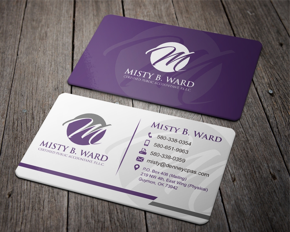 Misty B. Ward, Certified Public Accountant, P.L.L.C. logo design by zizze23