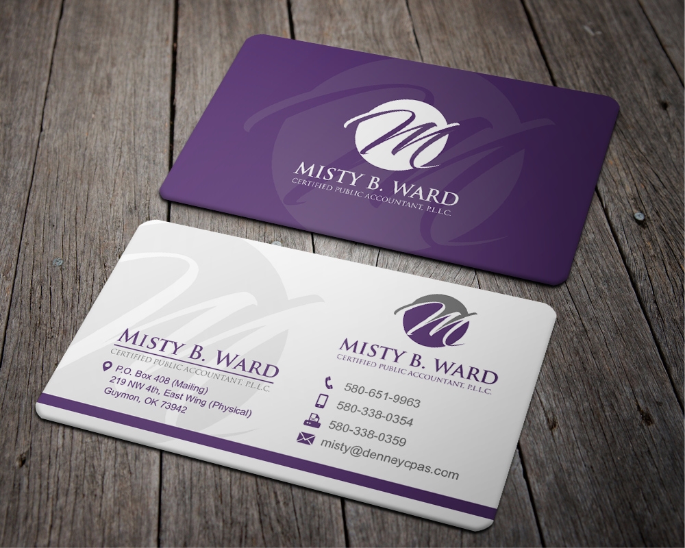 Misty B. Ward, Certified Public Accountant, P.L.L.C. logo design by zizze23