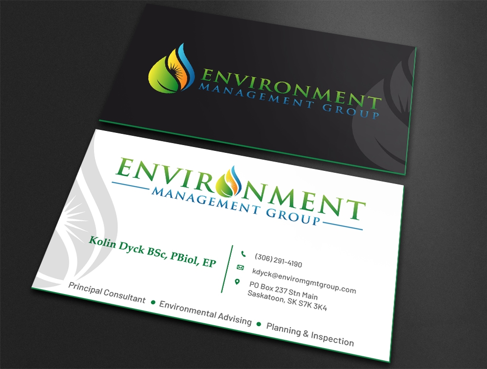 Environment Management Group logo design by Niqnish