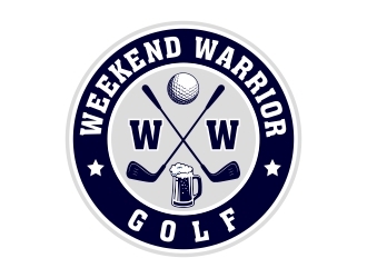 Weekend Warrior Golf logo design by rizuki