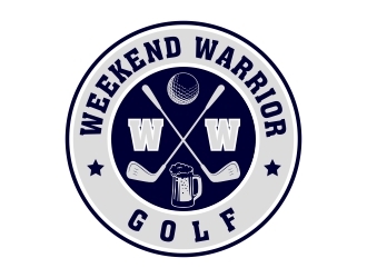 Weekend Warrior Golf logo design by rizuki