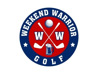 Weekend Warrior Golf logo design by rizuki