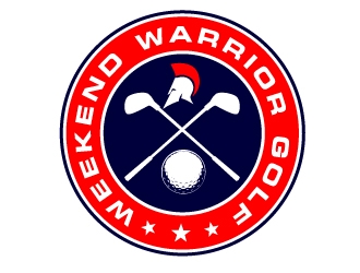 Weekend Warrior Golf logo design by Suvendu