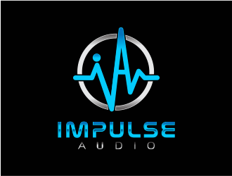 Impulse Audio logo design by up2date