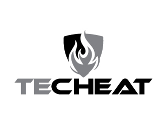 TECHEAT logo design by AamirKhan