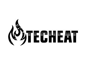TECHEAT logo design by AamirKhan