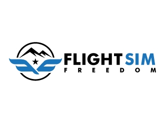Flight Sim Freedom logo design by dasigns