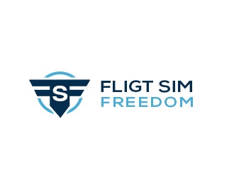 Flight Sim Freedom logo design by bougalla005