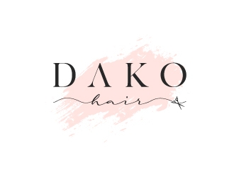 DaKo Hair logo design by wongndeso