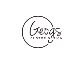 Geogs Custom Design  logo design by checx