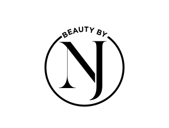 BEAUTY BY NJ logo design by Greenlight