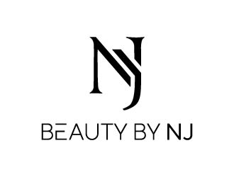 BEAUTY BY NJ logo design by maserik