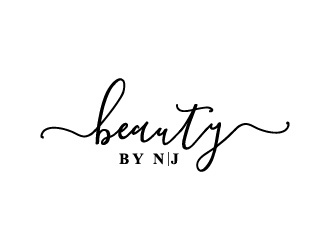 BEAUTY BY NJ logo design by treemouse