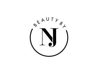 BEAUTY BY NJ logo design by oke2angconcept