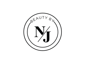 BEAUTY BY NJ logo design by clayjensen