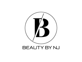 BEAUTY BY NJ logo design by uttam