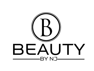 BEAUTY BY NJ logo design by AamirKhan