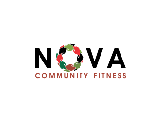 NOVA Community Fitness logo design by oke2angconcept