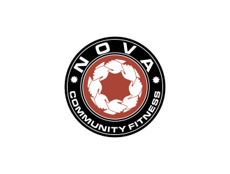 NOVA Community Fitness logo design by oke2angconcept
