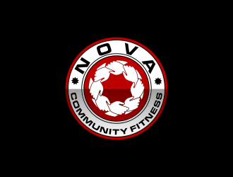 NOVA Community Fitness logo design by oke2angconcept