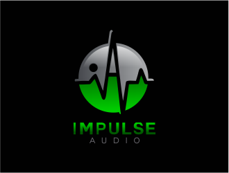 Impulse Audio logo design by up2date