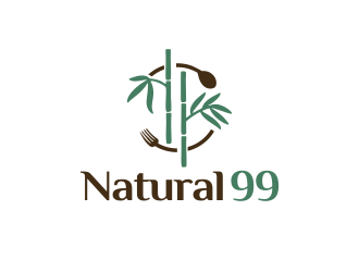 NATURAL 99 logo design by YONK